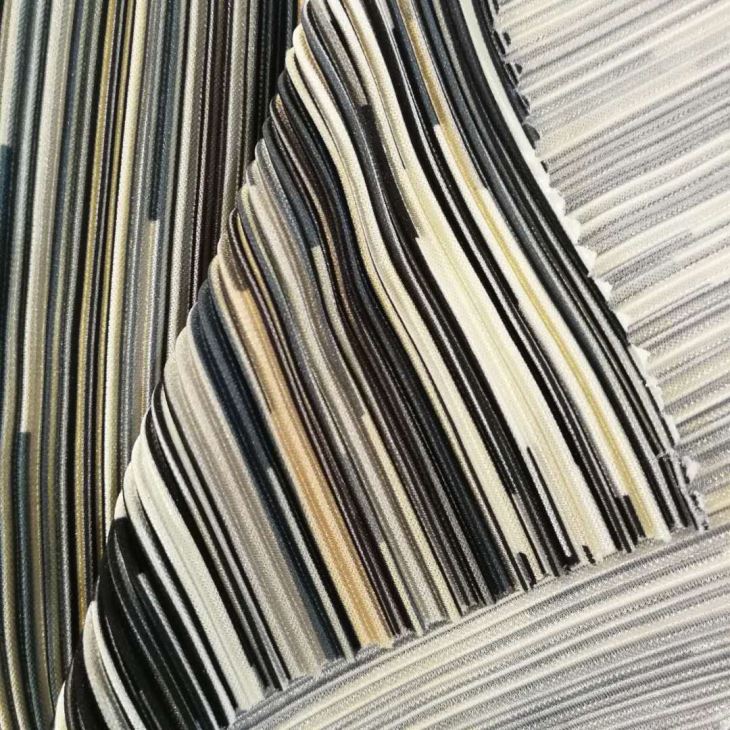 100% Polyester Crinkle Fabric